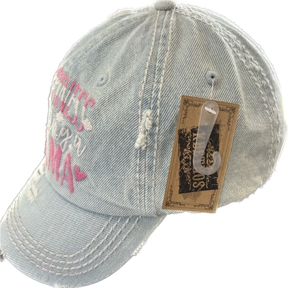 New! Happiness is being a Mama. Light denim blue - Picture 2 of 5